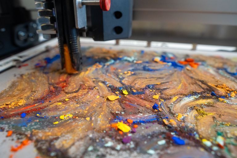 Artwork from project Oil Pastels Machine